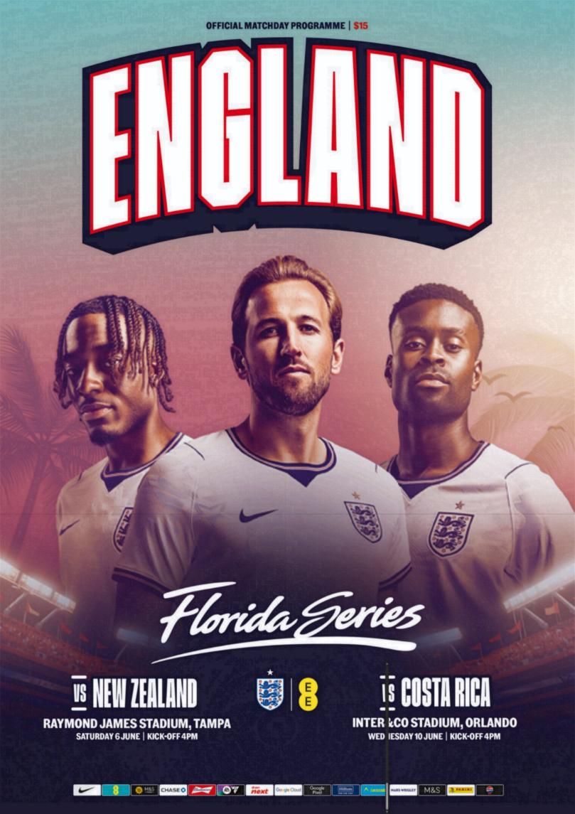 2026 - ENGLAND v NEW ZEALAND / COSTA RICA (FRIENDLYS IN USA)